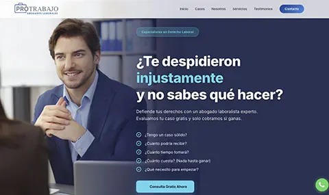 Diseño web para Abogados